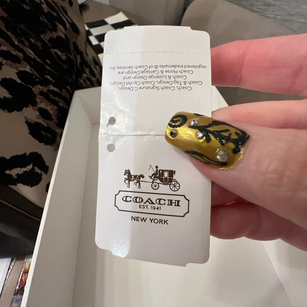 NWT~STUNNING 🤩 LEOPARD 🐆 COOL 😎 COACH BAG! - Picture 16 of 17